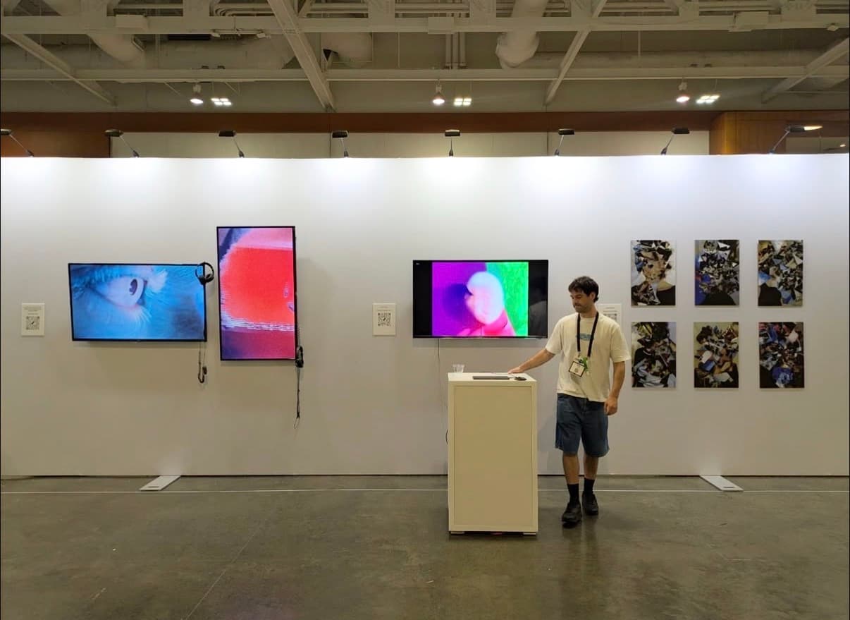 Installation at CVPR 2025 AI Art Gallery